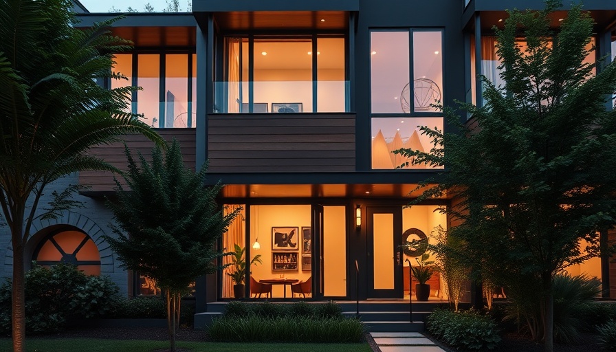 Modern townhouse in Atlanta, ideal for moving to Atlanta.