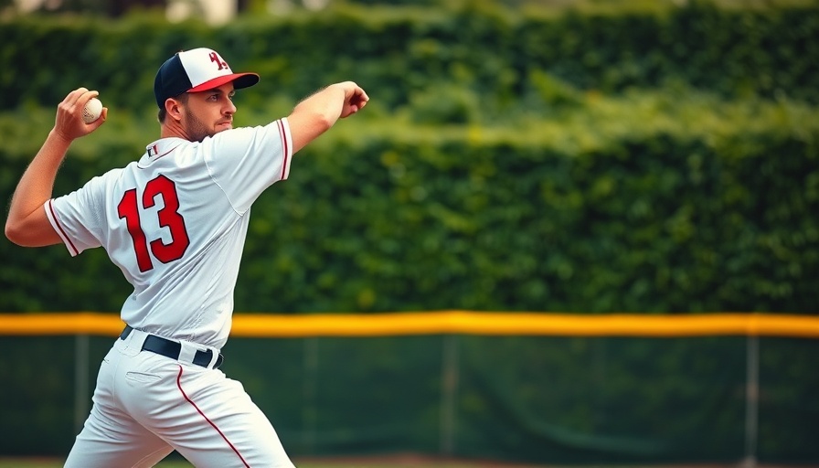 MLB player executing a throw in action shot, highlighting top plays.