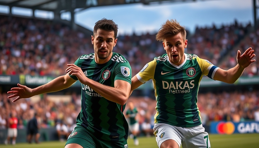 Portland Timbers vs. FC Dallas players in action during a match.