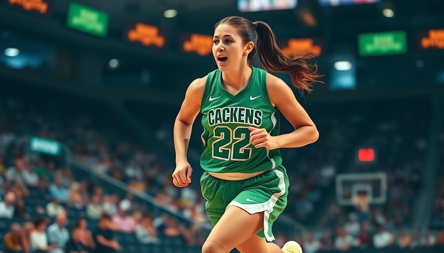WNBA 2025 rookie in action on the basketball court.