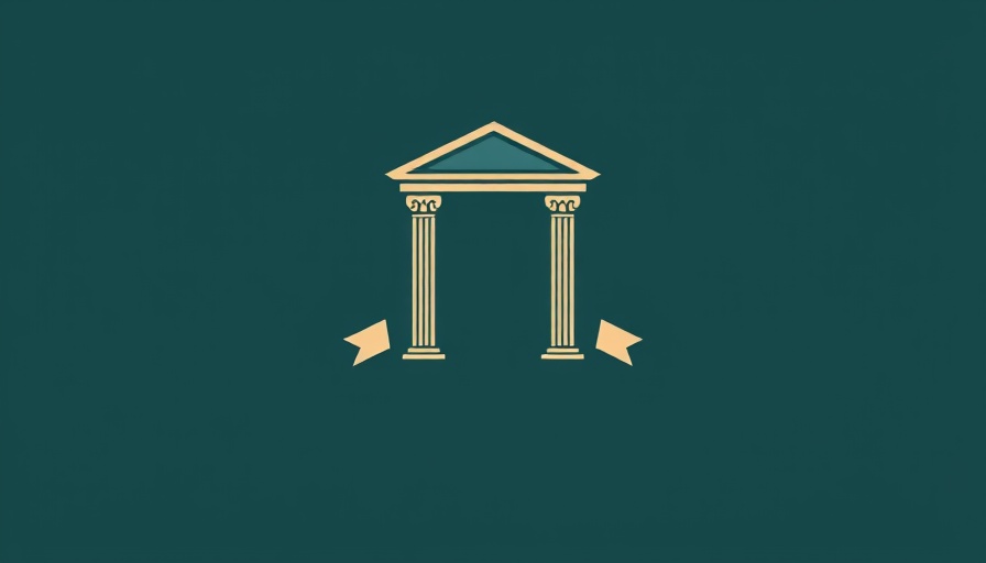 Minimalist Georgia emblem, dark teal background.