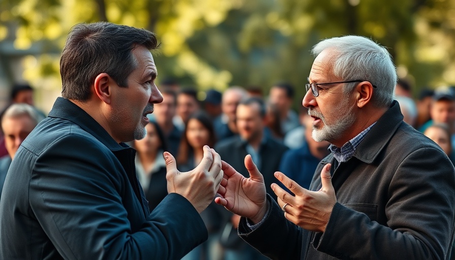 Debate on 'the left is violent' topic in public setting