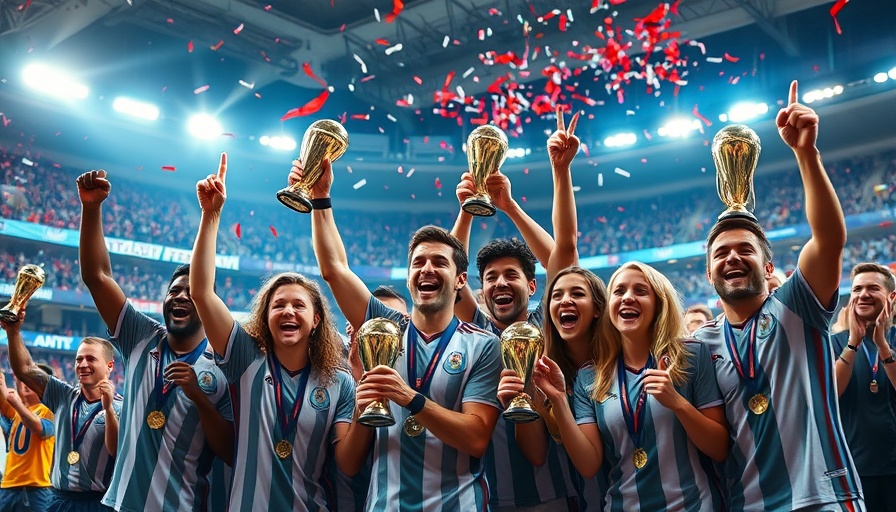 AI sports betting boost for championship team celebration