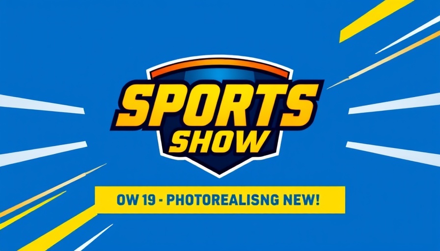 Promotional poster for a sports show with bold text, related to college football betting insights.