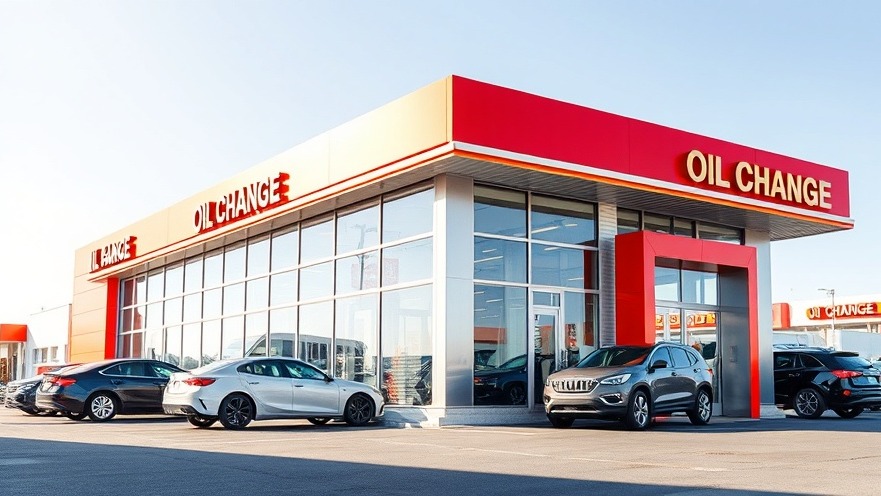 Modern oil change service center showcasing best oil change options and quick lube services.