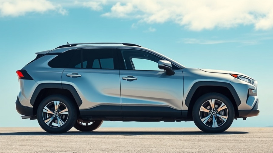 2026 Toyota RAV4 Review: sleek design in photorealistic style.