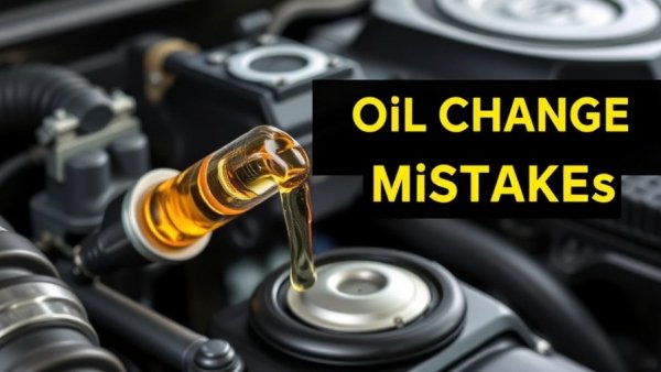 Mistakes after an oil change, highlighted on a car engine dipstick.