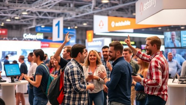 MEYLE AAPEX Fundraiser group at technology exhibit.