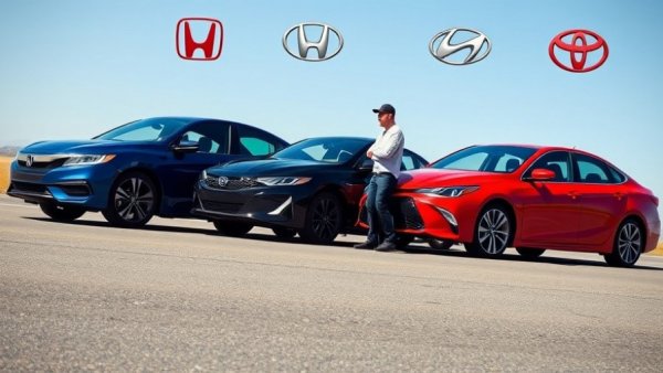 2026 Toyota Camry vs Honda Accord vs Hyundai Sonata models lineup comparison.