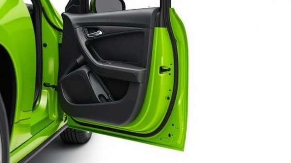 Car door repair tips with green door handle issue.