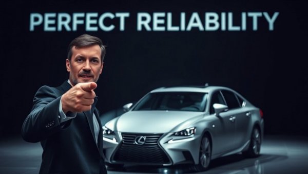 Confident man highlights perfect reliability of 2026 Lexus IS 350.