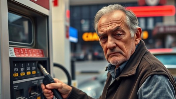 Concerned man warns about gasoline brands to avoid at gas station.