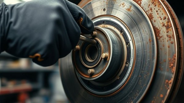 Worn brake disc inspection, warning signs you need new brakes.