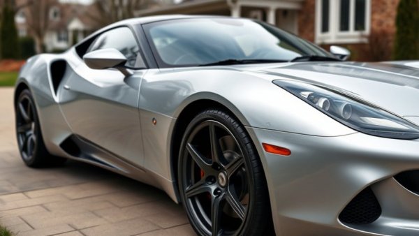 Fast Protection for Your Car Wash: Clean silver sports car.