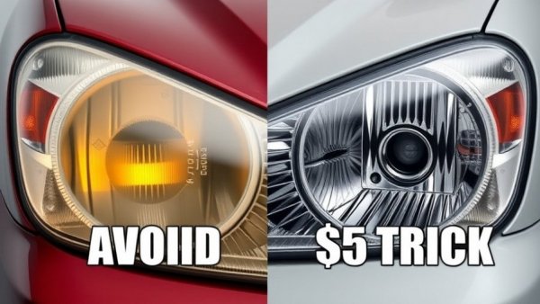 Effective Headlight Upgrades: Before and after with $5 trick