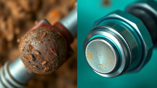 Before and after comparison of O2 sensor cleaning without removal