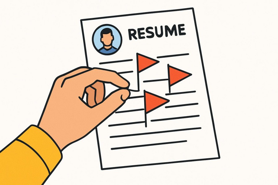Identifying red flags in resumes highlights hiring challenges in auto repair.