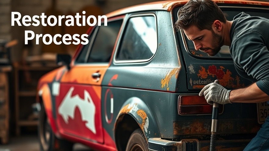 MK2 GTI restoration showcasing paint stripping techniques with artisan's focus.