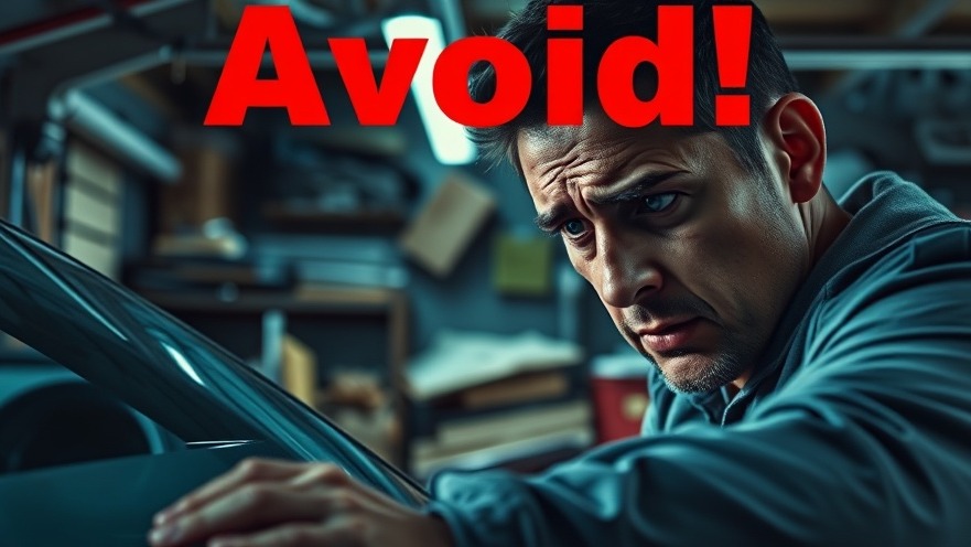 Worried car owner inspecting vehicle for rust protection and maintenance tips.