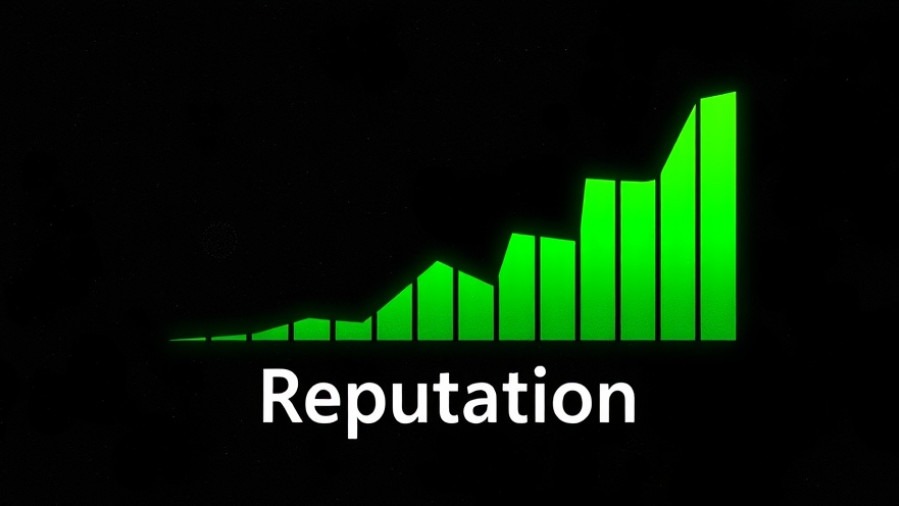 Vibrant green data graph illustrating Auto Repair Reputation Strategy growth trends.