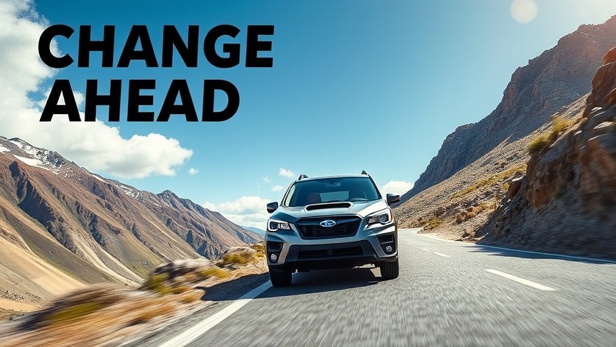 Subaru price comparison: Adventure awaits on a scenic mountain road.