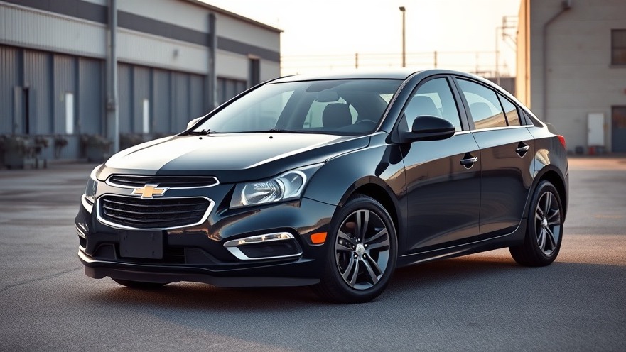 Sleek black Chevrolet Cruze parked outdoors showcasing maintenance tips and vehicle repair advice.