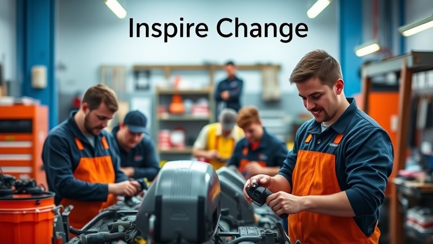 Community-driven auto repair workshop showcasing teamwork and inspiration.