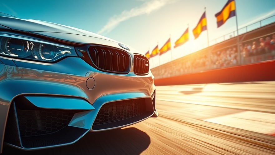 Close-up of BMW M4 CSL racing with vibrant colors, perfect for car enthusiasts.