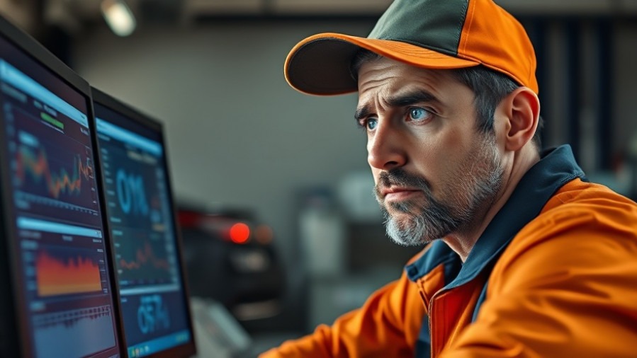 Auto repair shop owner concerned by algorithmic misunderstandings affecting online perception.