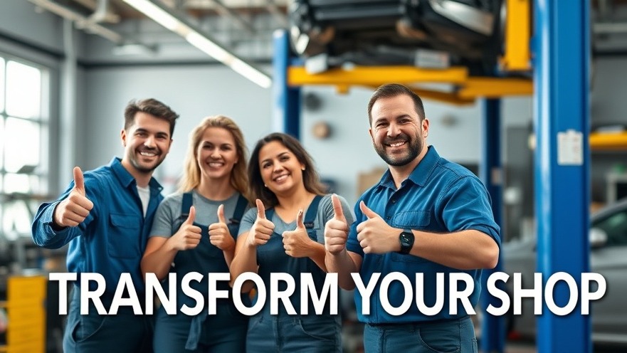 Happy diverse auto repair team showcasing employee satisfaction in a modern garage.