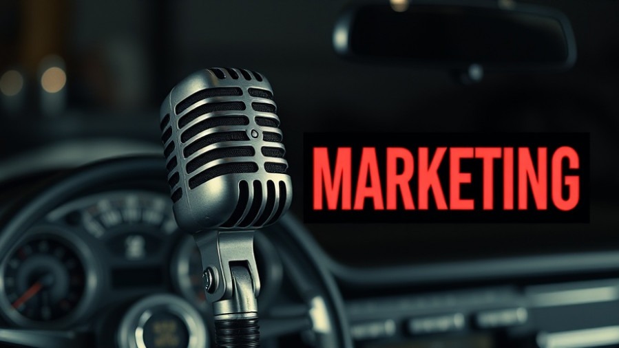 Vintage microphone showcasing local SEO strategies for digital presence in a classic car interior.