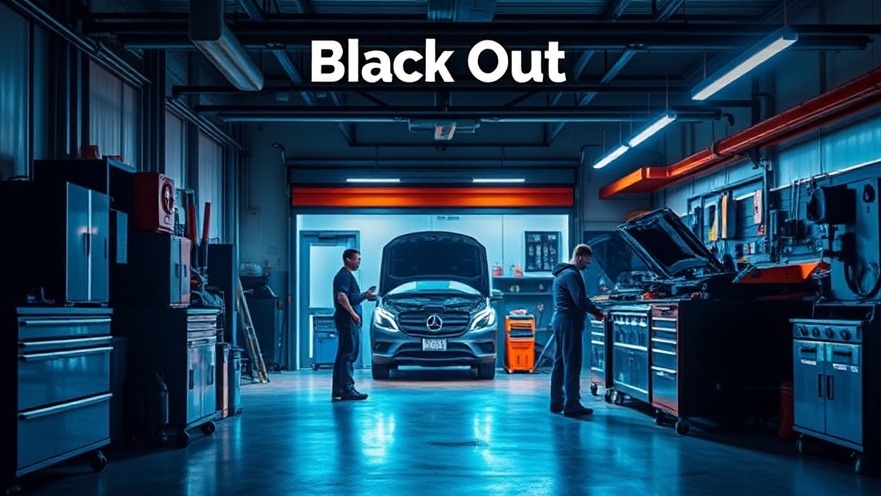 Mechanics using power outage solutions at a secure repair shop with Challenger Lifts.