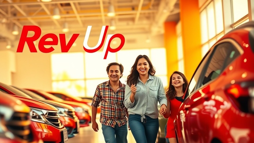 Family exploring electric vehicles at a vibrant dealership, filled with excitement.