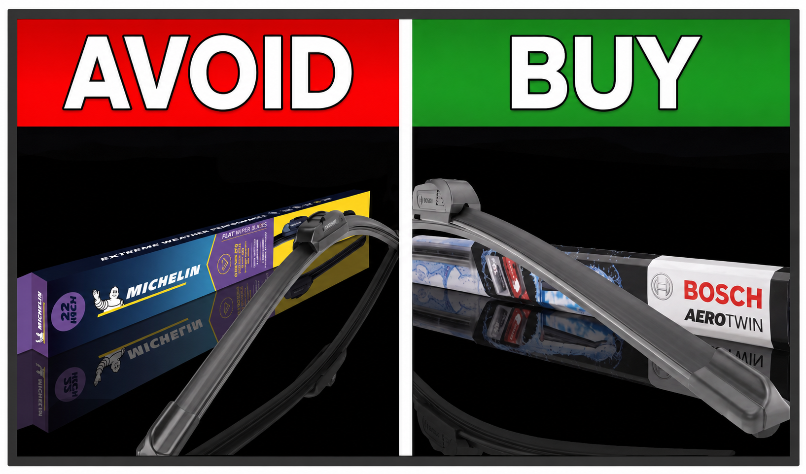 Wiper blade brands to avoid and buy comparison