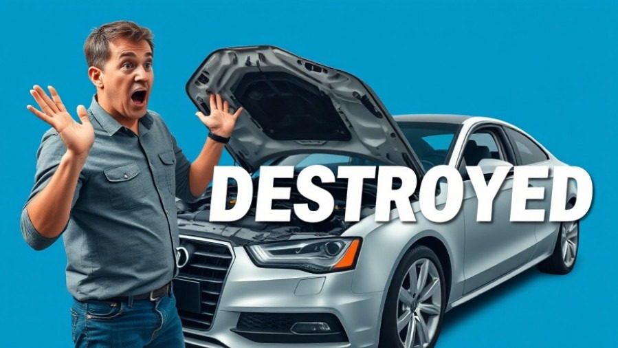 Surprised man reacts to Audi B5 S4 engine mount failure and damaged hydraulic mounts.