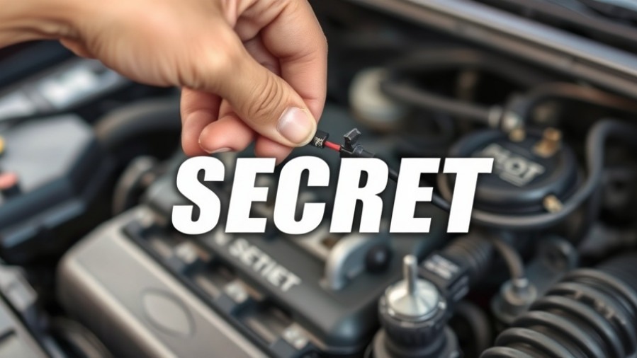 DIY car repairs close-up, hand disconnecting wire for car maintenance hacks.