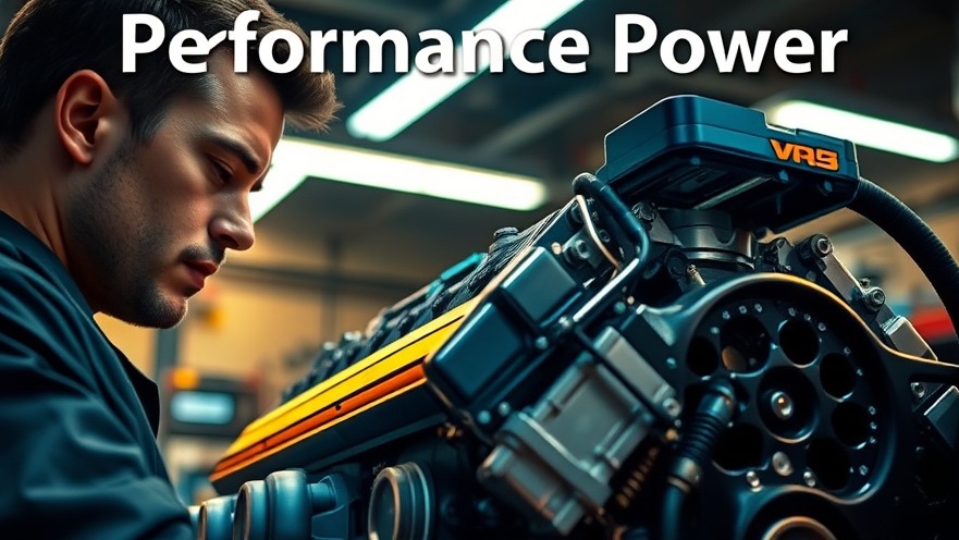 Skilled mechanic inspecting a VR5 engine, showcasing precision in engine repairs.