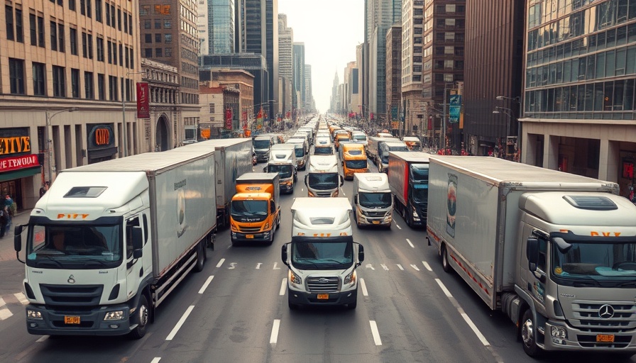 Traffic impact of NYC congestion pricing on commercial fleets on urban streets.