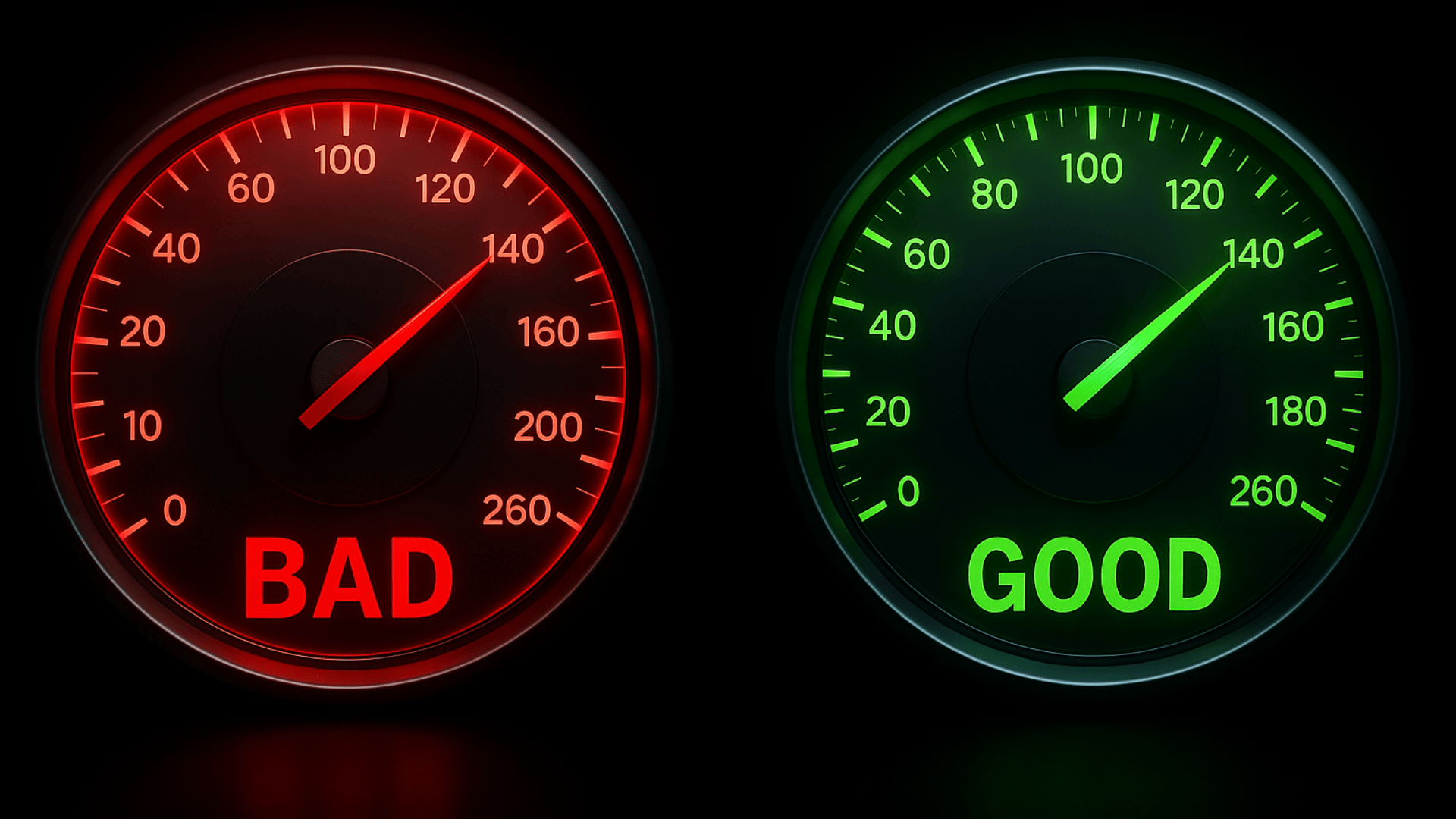 Illustration showing speedometer habits affecting diesel engines