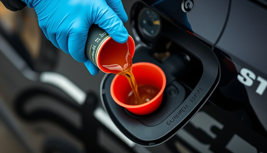 Caution about fuel injector cleaners with funnel pouring