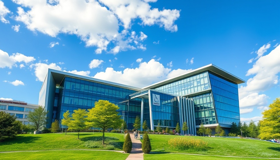 DeVos Graduate School, glass facade, lush campus, Automotive & Mobility MBA