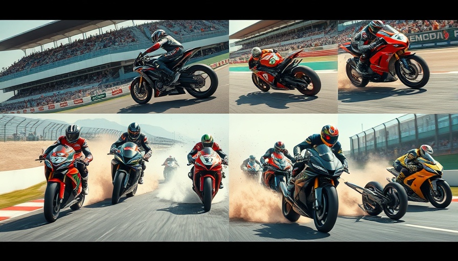 Northwood University motorsports program: thrilling motorsports collage.