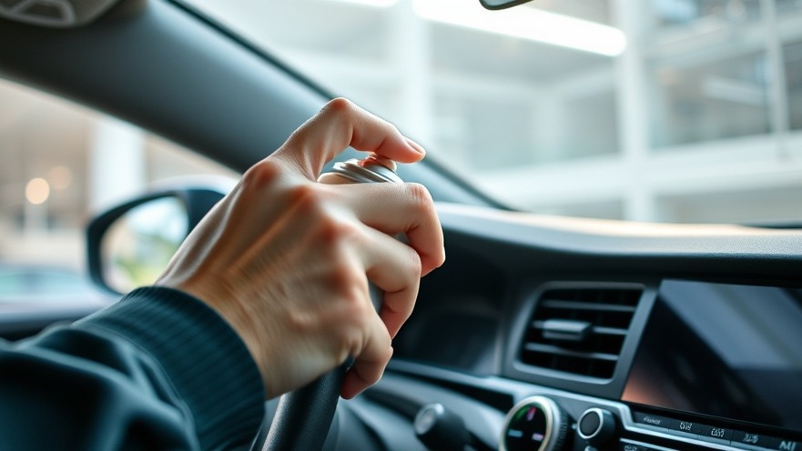 Close-up of cleaning a car's AC vent; essential for car maintenance and AC performance.