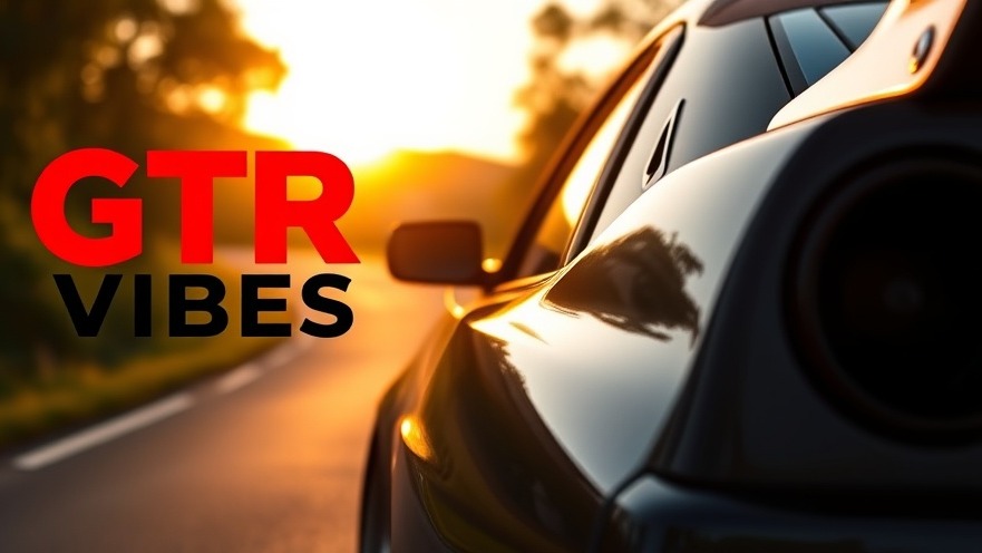 Close-up of R33 GTR showcasing JDM vehicle aesthetics at sunset.