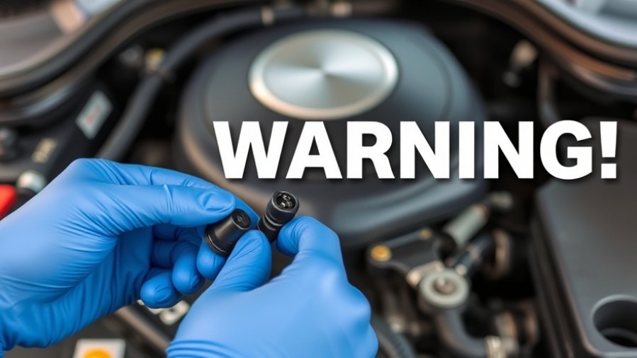 Close-up of hands examining aftermarket car parts in a vibrant engine bay.