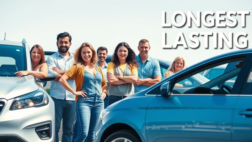 Diverse car owners proudly beside their reliable vehicles, showcasing car longevity.