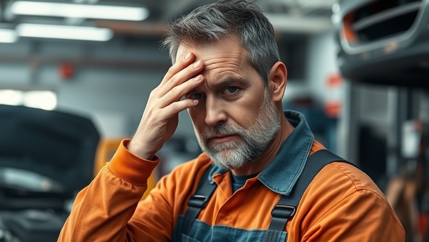 Determined auto repair shop owner shows growth from challenges in busy garage.