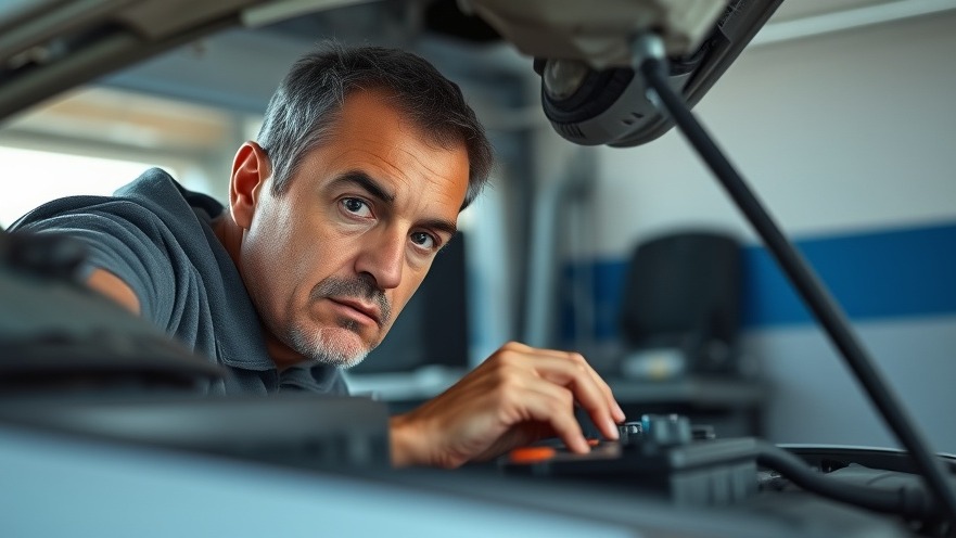 Concerned driver checking under the hood for the worst car batteries 2023