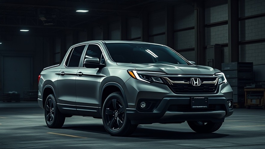 Photorealistic Honda Ridgeline: a hidden gem car in vibrant colors.