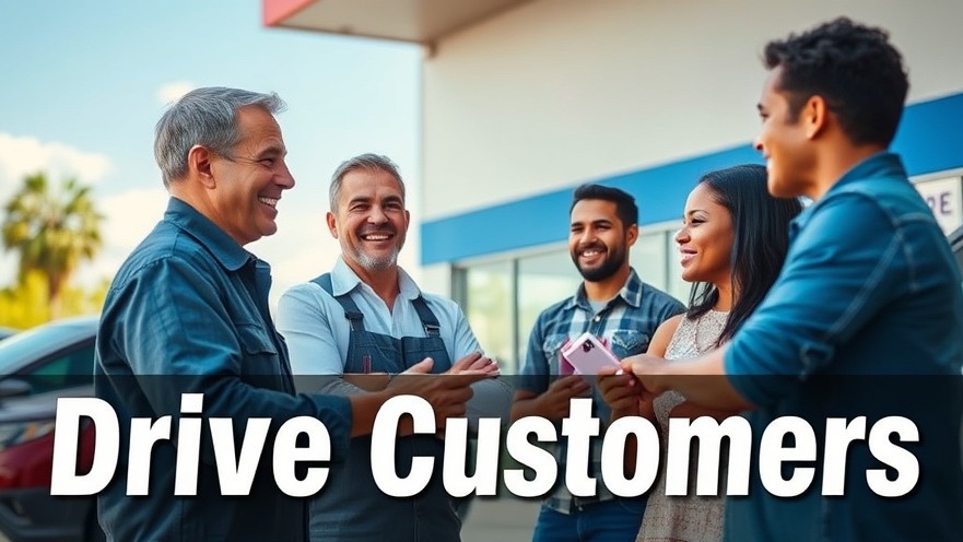 Auto mechanic engaging customers, showcasing local SEO for auto shops.